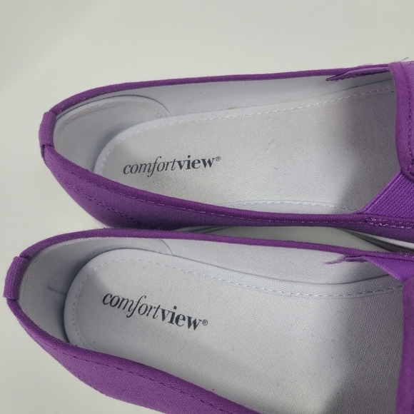 Comfort View | Women's Purple J. Dottie Slip-On Canvas Shoes (Size 9M) - Picture 8 of 12